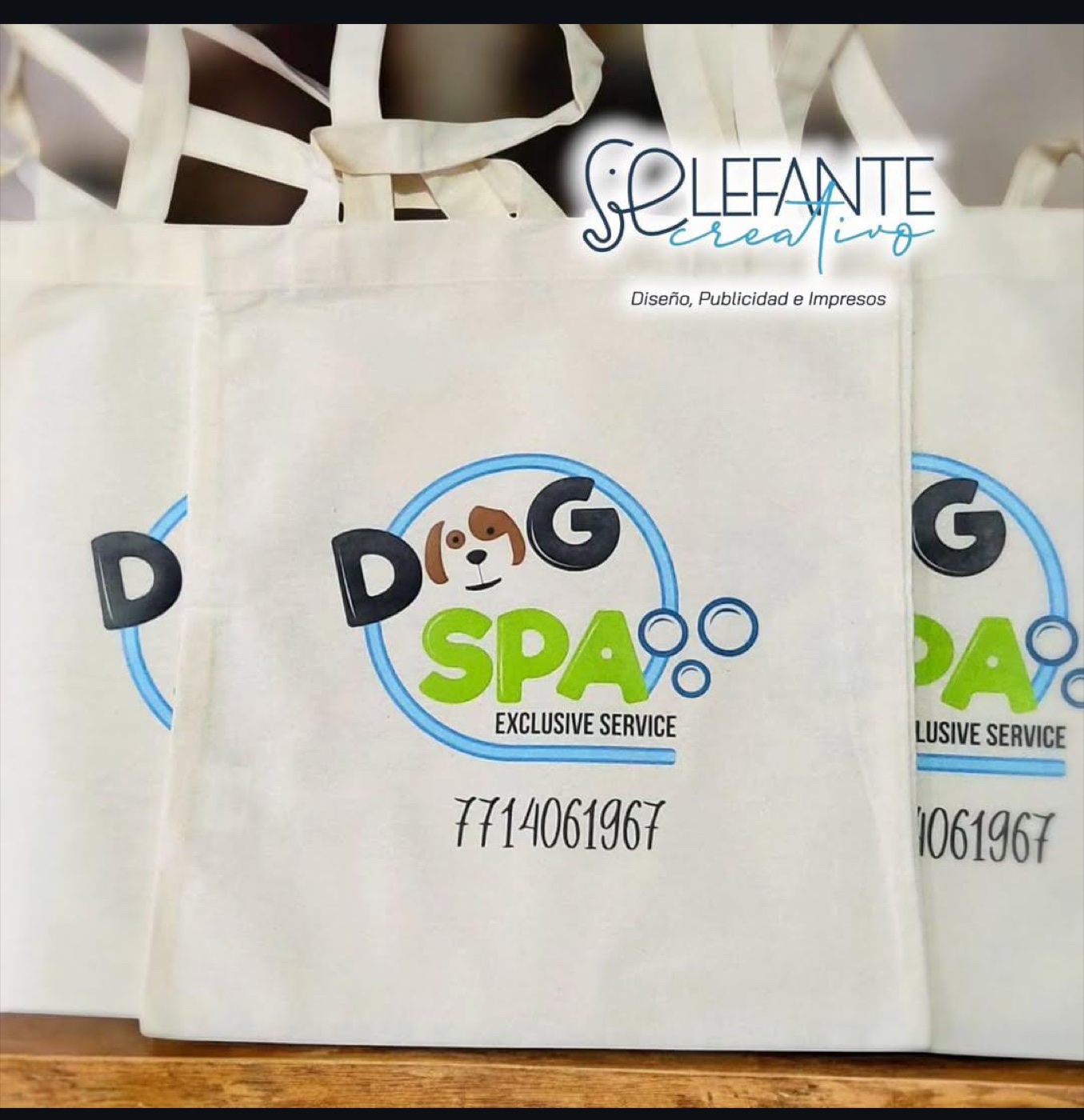 Bolsas textiles personalizadas con impresión DTF