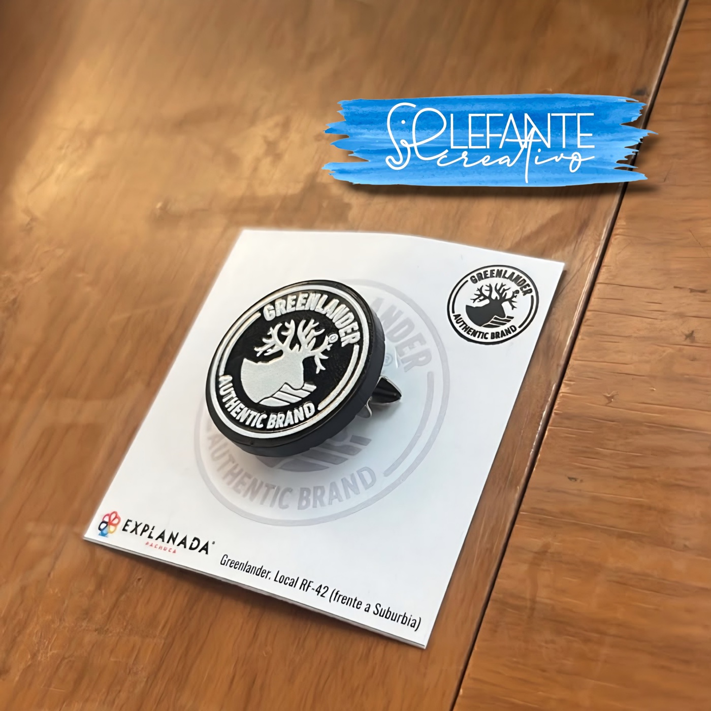 Artículo promocional personalizado con emblema de marca